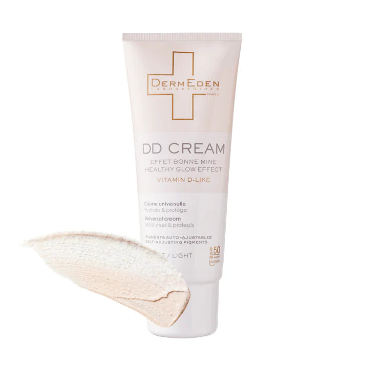 DermEden DD kremas su apsauga nuo saulės SPF 50 ir lengva spalva, 50 ml