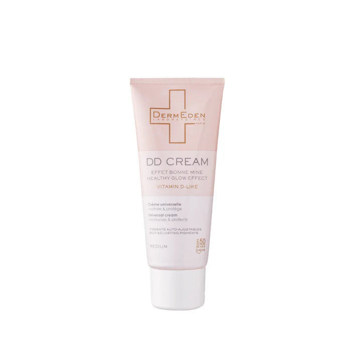 DermEden DD kremas su apsauga nuo saulės SPF 50, Medium spalva