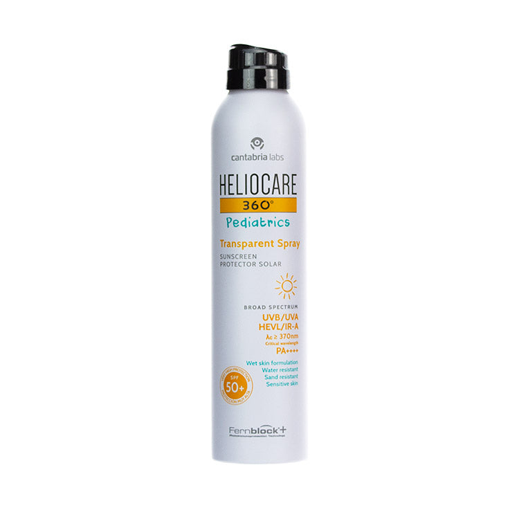 HELIOCARE 360 PEDIATRICS TRANSPARENT purškiama apsauga nuo saulės vaikams SPF50+, 200 ml