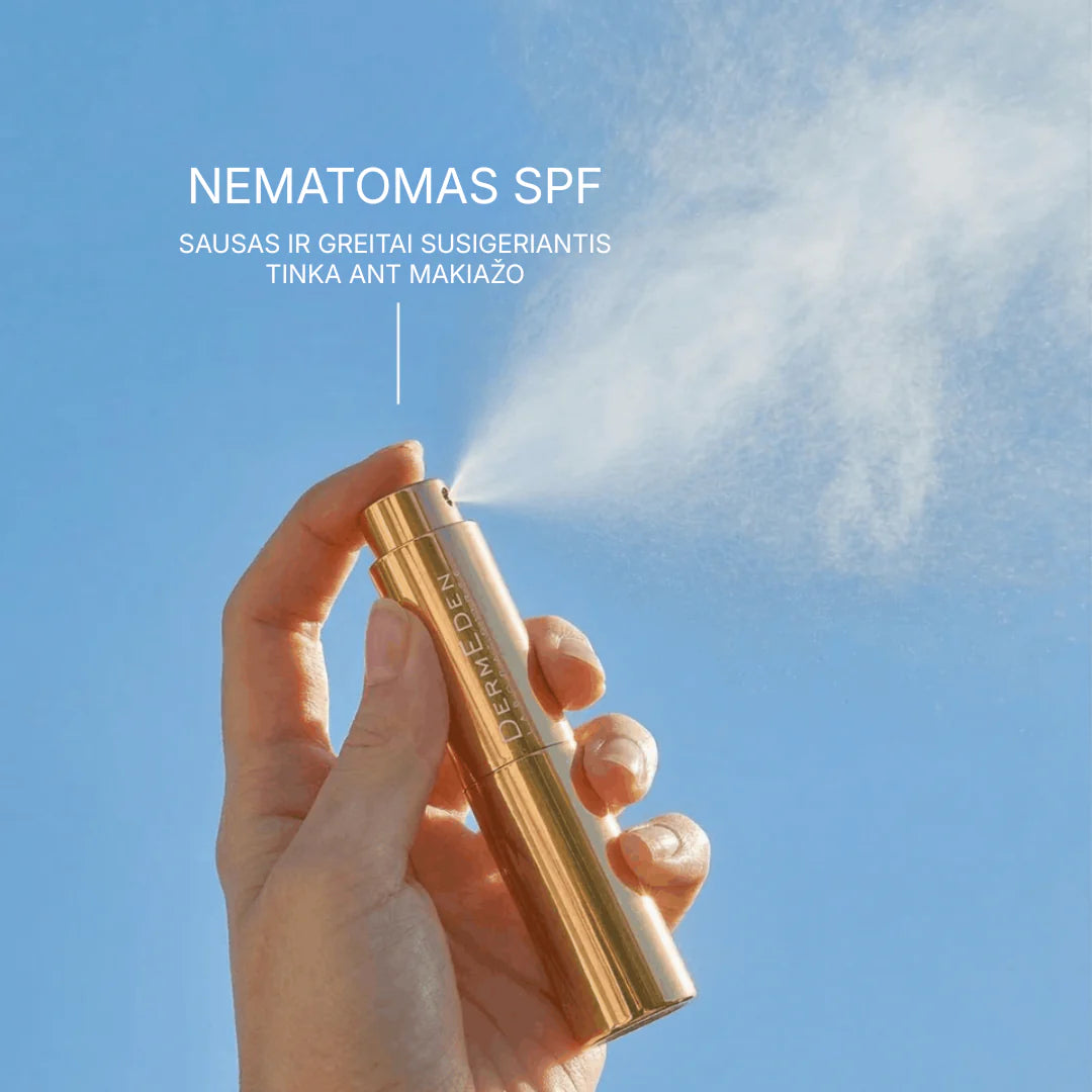 DermEden Apsauginė UV dulksna TOUCH UP MIST SPF50