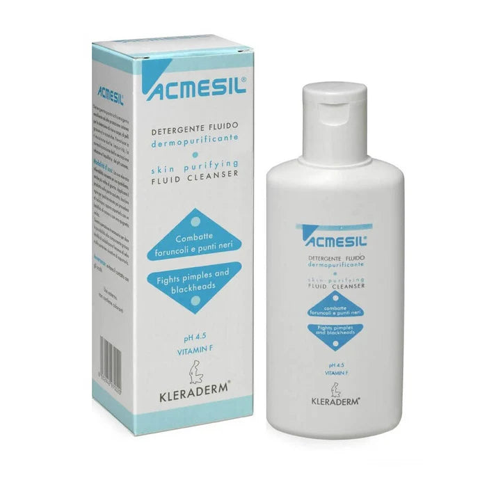 KLERADERM ACMESIL spuoguotos ir inkštiruotos odos valiklis, 200 ml