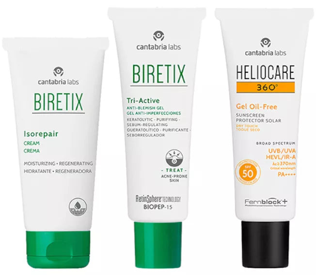 Rinkinys mišriai, riebiai odai, 3 produktai