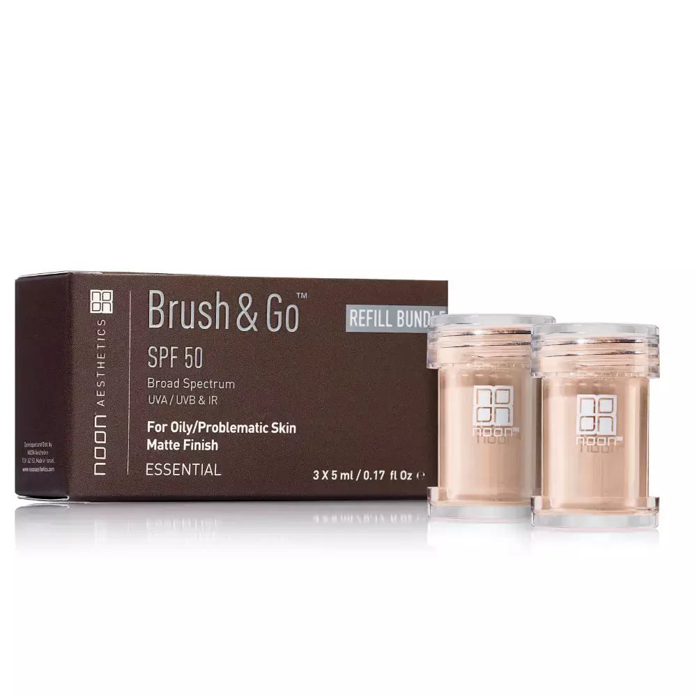 NOON BRUSH&GO ŠEPETĖLIO PAPILDYMAS, 3 x5 G