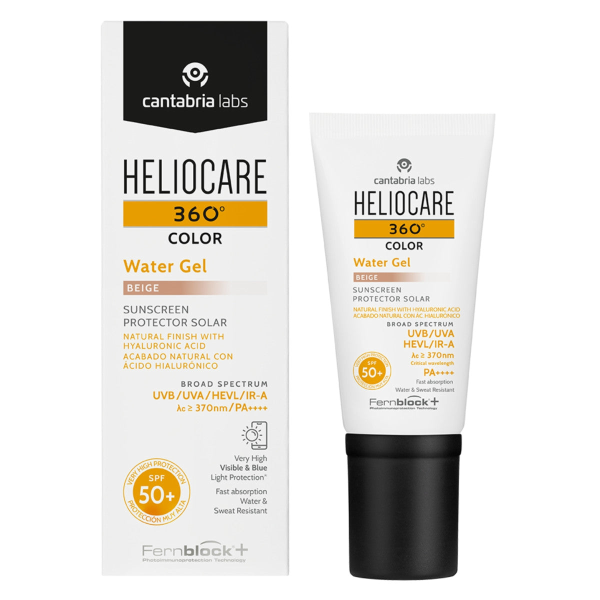 HELIOCARE 360 WATER GELIS su spalva SPF50+ (Beige), 50 ml