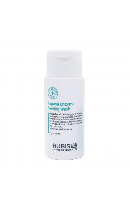 HUBISLAB PURE BALANCE veido šveitiklis su papajos fermentais, 70 g