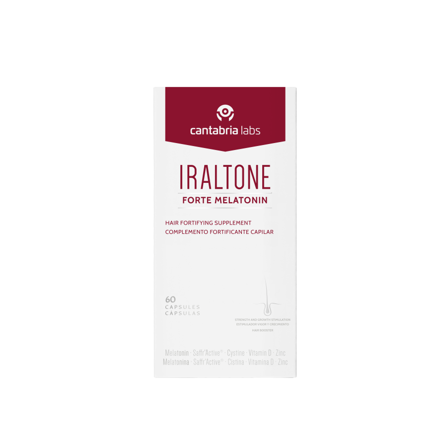 IRALTONE FORTE MELATONIN maisto papildas plaukams, 60 kapsulių