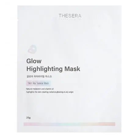 THESERA GLOW švytėjimo suteikianti veido kaukė, 1x25 g