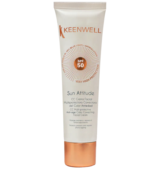 KEENWELL SUN ATTITUDE SPF50 apsauginis CC kremas su spalva, 60 ml