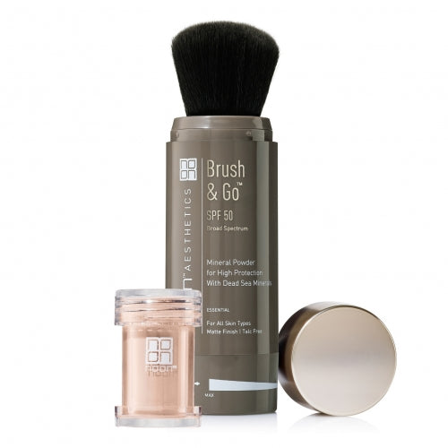BRUSH&GO mineralinė pudra-šepetėlis SPF 50
