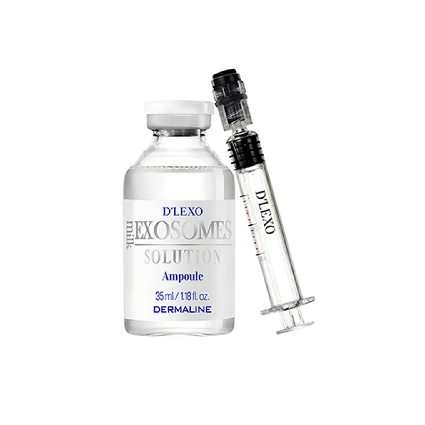 DERMALINE D'LEXO EXOSOME SOLUTION ampulė su egzosomom, azijine centele ir adenozinu, 35 ml