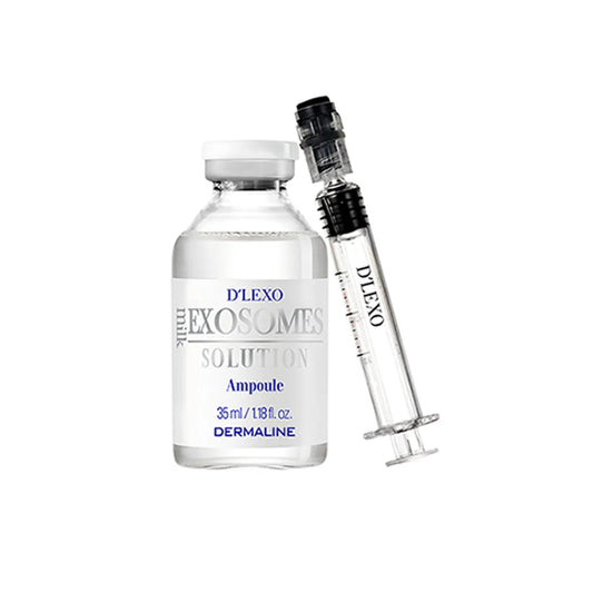 DERMALINE D'LEXO EXOSOME SOLUTION ampulė su egzosomom, azijine centele ir adenozinu, 35 ml