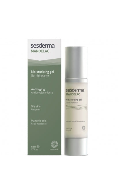 SESDERMA MANDELAC drėkinamasis gelis jautriai odai su migdolų rūgštimi, 50 ml