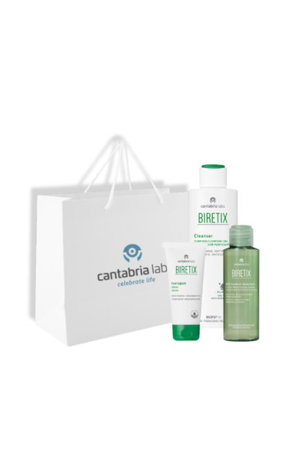 CANTABRIA LABS Mišrios ir problemiškos odos priežiūros rinkinys (50ml + 200ml + 100ml)