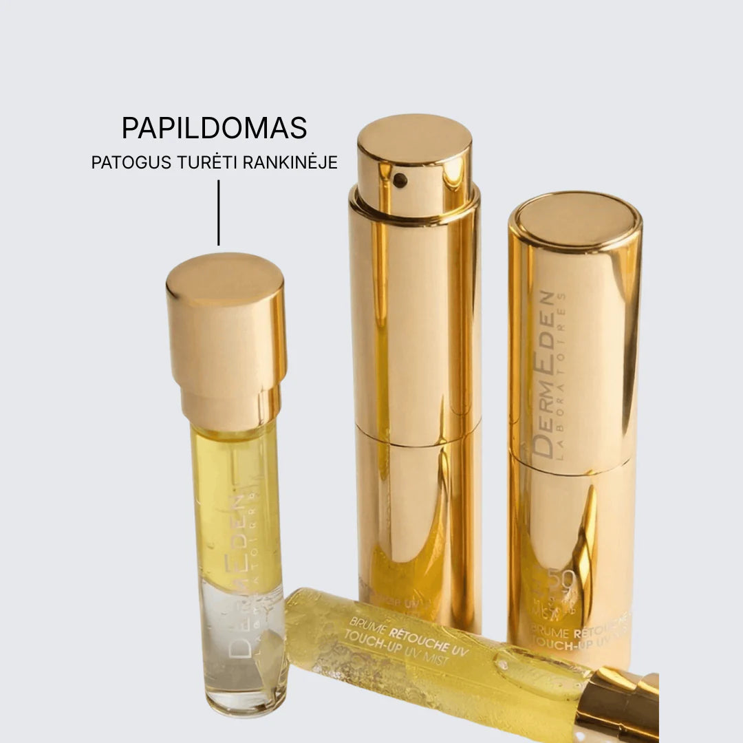 DermEden Apsauginė UV dulksna TOUCH UP MIST SPF50