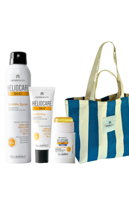 Heliocare rinkinys + vasariškas krepšys dovanų!