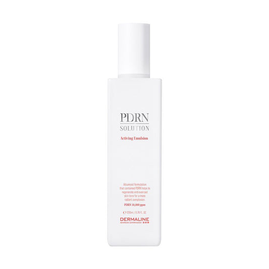DERMALINE PDRN SOLUTION  EMULSION dvigubo poveikio emulsija odos regeneracijai, drėkinimui ir elastingumui, 200 ml