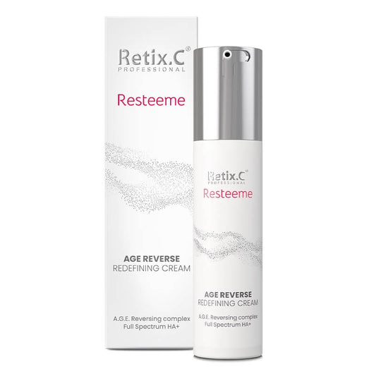 Retix.C RESTEEME AGE REVERSE REDEFINING CREAM - veido kremas su trehaloze ir polinukleiotidais, 50 ml
