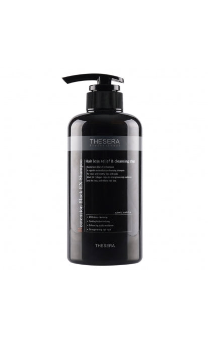 THESERA ROOTENSION BLACK EX ŠAMPŪNAS, 500 ml